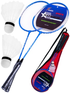 Ракетки для бадминтона 2шт, металл, в чехле