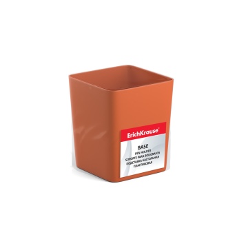 Подставка настольная пластиковая ErichKrause Карибский закат, оранжевая
