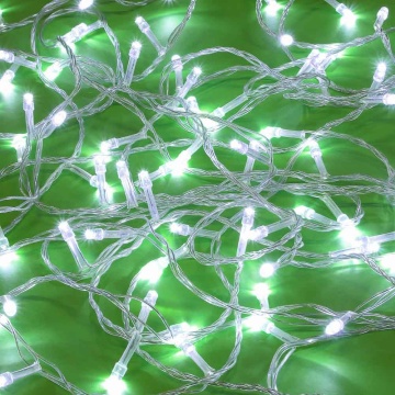 Гирлянда LED светодиодная 180 л. белый провод 14м, вьюн, 220В, мультицвет