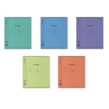 Тетрадь А5 18л кл. Erich Krause  пласт.обл. "Классика CoverPrо matt, Pulse" ассорти