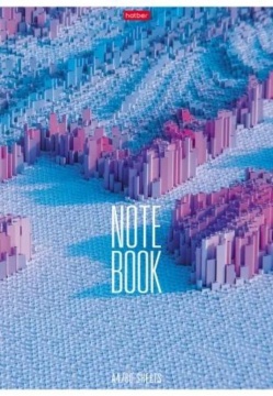 Тетрадь А4 80л кл. скоба Hatber "Хрупкие грани" глянц.лам.*