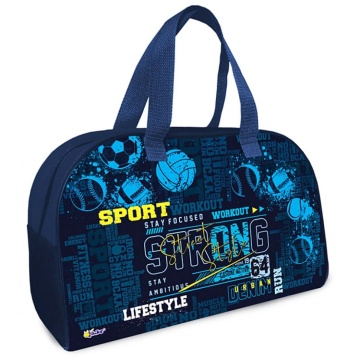 Сумка для внешкольных занятий 35*23*14,5см Оникс "Сила спорта" карман