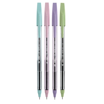 Ручка шар. Deli Think синяя, 0,5мм, корпус синий