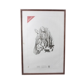 Фоторамка дерево 40*60см. 1702 (Темно-коричневая)