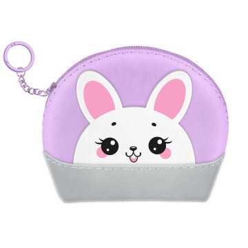 Кошелек для банкнот и монет Феникс+ "Зайка" 11*7,5*3,5см, кожзам, молния