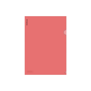 Папка-уголок пластиковая ErichKrause Glossy Classic, A4, полупрозрачный, ассорти (в пакете по 24 шт.