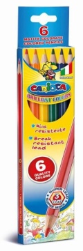 Карандаши цвет.  6цв  Carioca