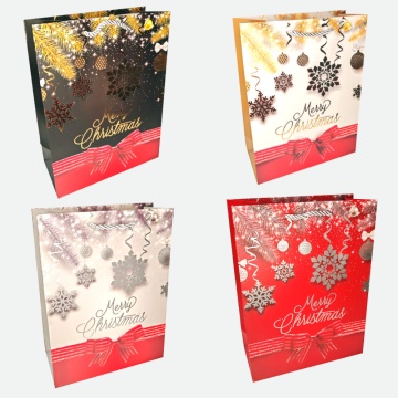 Пакет подар. бум. новогодн. 18*24*8,5 см 210 гр/м2 "Подарок"