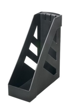 Накопитель д\бумаг верт. УЛЬТРА литой, черный