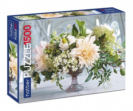 Пазлы 1500 элементов  830*580мм.  "Нежный букет" Premium