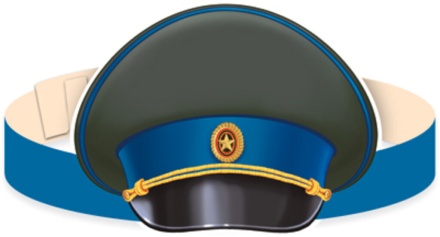 Маска-ободок "Фуражка ВДВ"