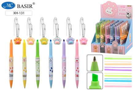 Ручка автоматическая. 2-сторонняя. "ЛАПКИ". Поворотный механизм