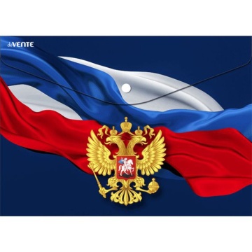 Конверт на кнопке  с рисунком А4 Герб 0,18мм