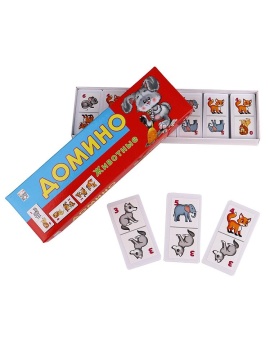 Домино детское "Животные" 3+