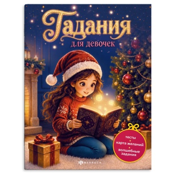 Книжка с заданиями "Гадания для девочек. Волшебные гадания" А4, 16стр.