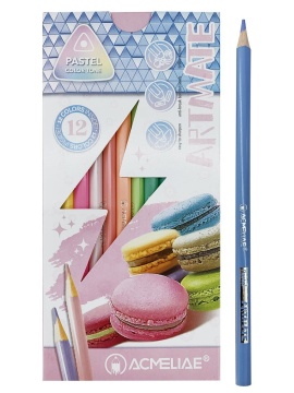 Карандаши цвет. 12цв Acmeliae Pastel Artmate трехгранные