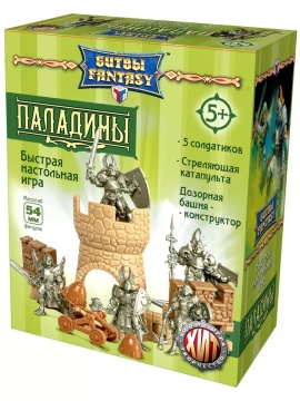 Настольная игра "Битвы Фэнтази" Паладины5 фигурок 5+