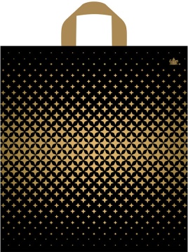 Пакет 44*40см (43мк) с петлевой ручкой "Ритм" ПНД