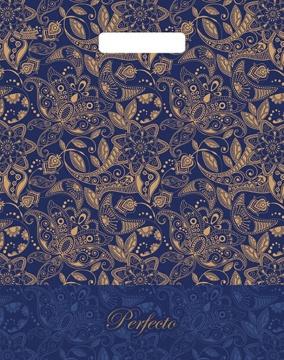 Пакет 37*30см (90мк) с вырубной ручкой "Перфекто Узоры" ПВД