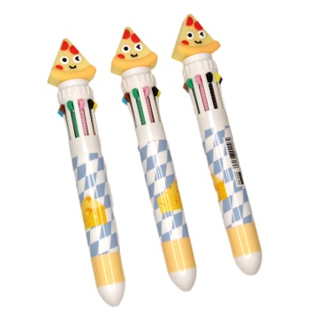 Ручка шар. многоцв.10-ти цветная "Fast Food" 0,7мм