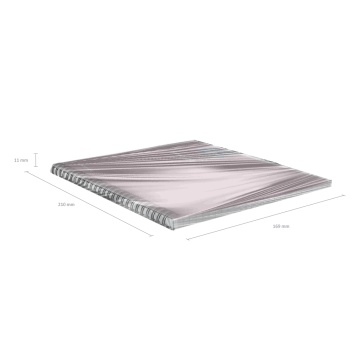 Тетрадь общая с пластиковой обложкой на спирали ErichKrause Manga, розовый, А5, 80 листов, клетка