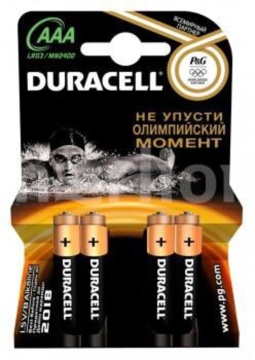 Батарейка LR-03 (ААА) DURACELL Basic, блистер, цена за 1 шт