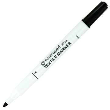 Маркер по ткани "Centropen textil", 1,8мм  черный