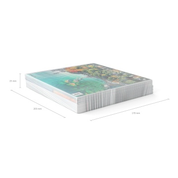 Тетрадь общая ученическая с пластиковой обложкой на скобе ErichKrause Polarization, А5+, 48 листов,