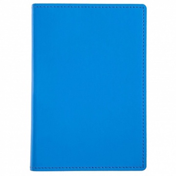 Ежедневник недат. А6 176л., 7БЦ, иск.кожа "Porcellana tinge. Голубой" ляссе