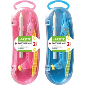 Готовальня deVENTE 2 предмета  пластик. футляр