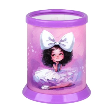 Подставка наст. "Балерина с бантом" 7,6*10см , пластик