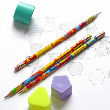 Карандаш ч.г Мульти-Пульти "Приключения Енота" HB, с ластиком, круглый, заточен., рисунок на корп. Ассорти (260827)