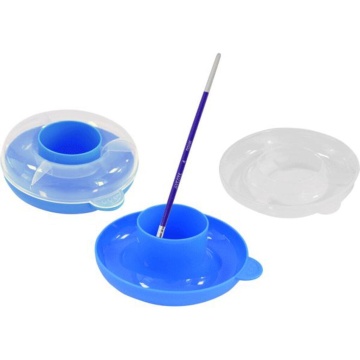 Стакан-непроливайка. Двойной.Пластиковый. Синий.