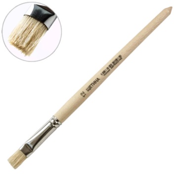 Кисть щетина №12 плоская