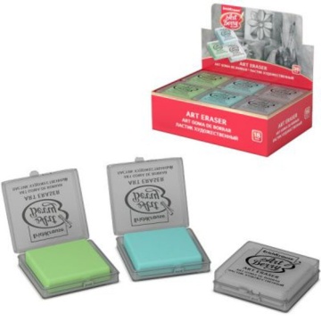 Ластик ArtBerry для ретуширования, КЛЯЧКА,  в пластиковом футляре