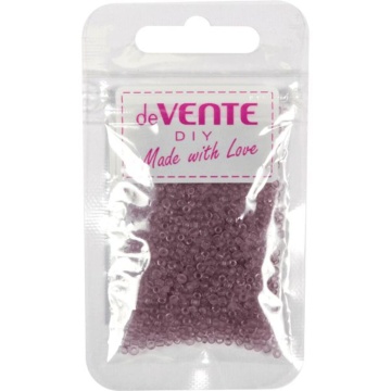 Бисер круглый "deVENTE. Frosted"  2 мм, 10гр, стекло, полупрозр., фиолетовый