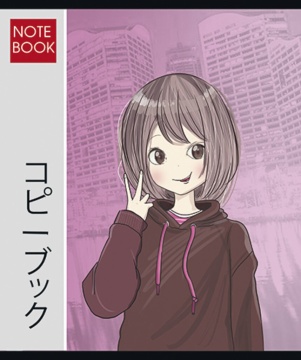 Тетрадь А5 48л кл. ПЗБМ "Аниме" твин лак, белизна 100%*