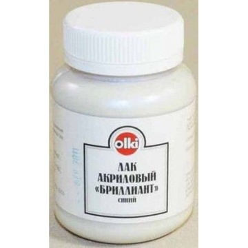 Лак акриловый  100 мл , бриллиантовый синий