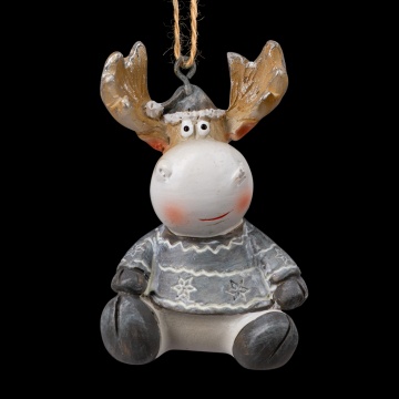 Украшение ErichKrause Decor Лосик в свитере 6см