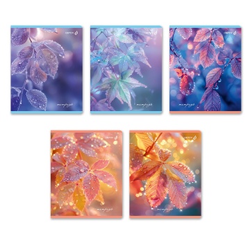 Тетрадь А5 48л кл. Светоч "Капли росы" выб.лак.