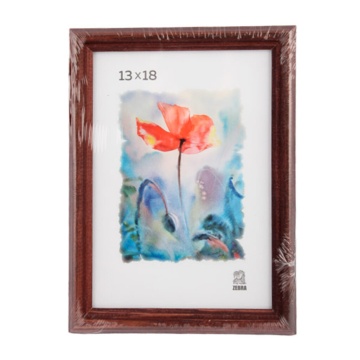 Фоторамка дерево 13*18см. 1702 (Темно-коричневая)