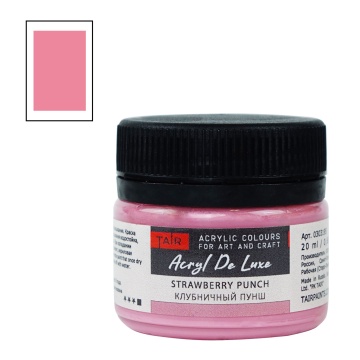 Краска акрил. "Акрил-Хобби" DeLux  20 мл, клубничный пунш