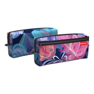 Пенал квадро с двумя отделениями ErichKrause 210x100x50мм Peony