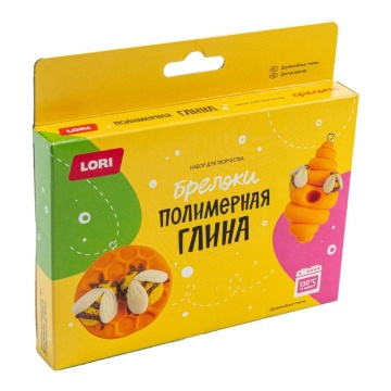 Брелоки из полимерной глины "Дружелюбные пчёлки"