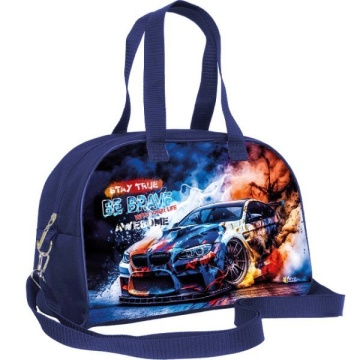 Сумка для внешкольных занятий 35*23*14,5см Оникс "Ночной дрифт" регулируемый съемный ремень
