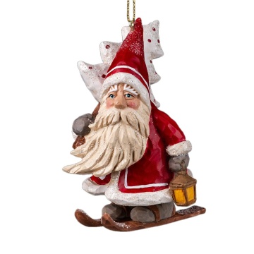 Украшение ErichKrause Decor Санта в снегоступах 11см