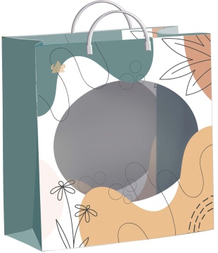 Пакет 26*24см (140мк) с пластиковой ручкой "Миниатюра" мягкий пластик