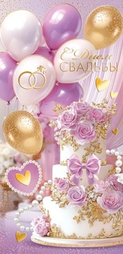 Конверт для денег "С Днем Свадьбы!"