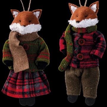 Украшение ErichKrause Лисица в костюмчике 16.5см