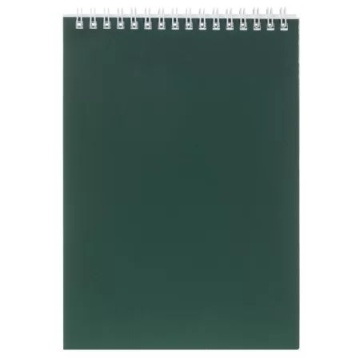 Блокнот А5  60л гребень "SoloMatte. Малахит" клетка, софт-тач